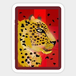 Leopard Sticker